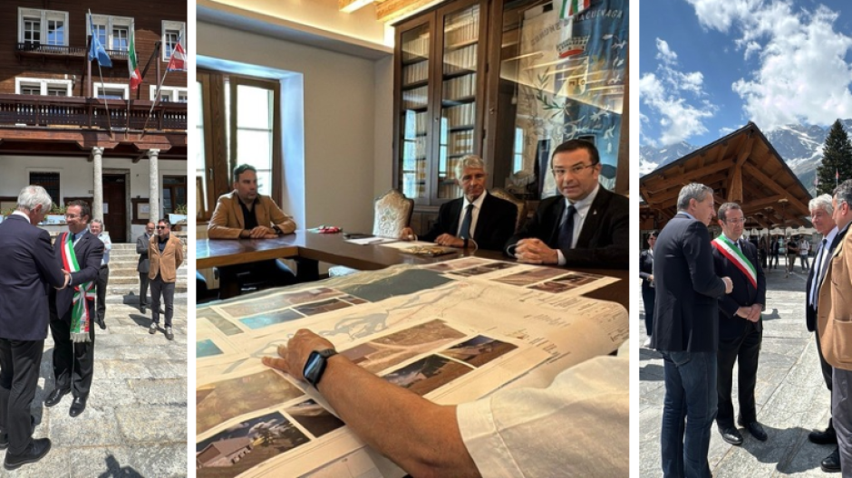 Macugnaga, il ministro Abodi incontra il neo sindaco e le istituzioni locali 